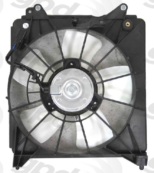 2009-2013 Honda Fit Engine Cooling Fan Assembly - Left (Global Parts)