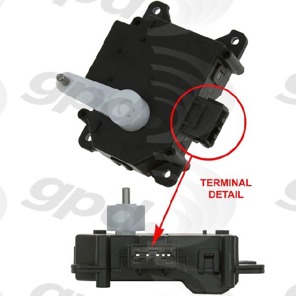 2011-2013 Chevrolet Caprice HVAC Mode Door Actuator (Global Parts)