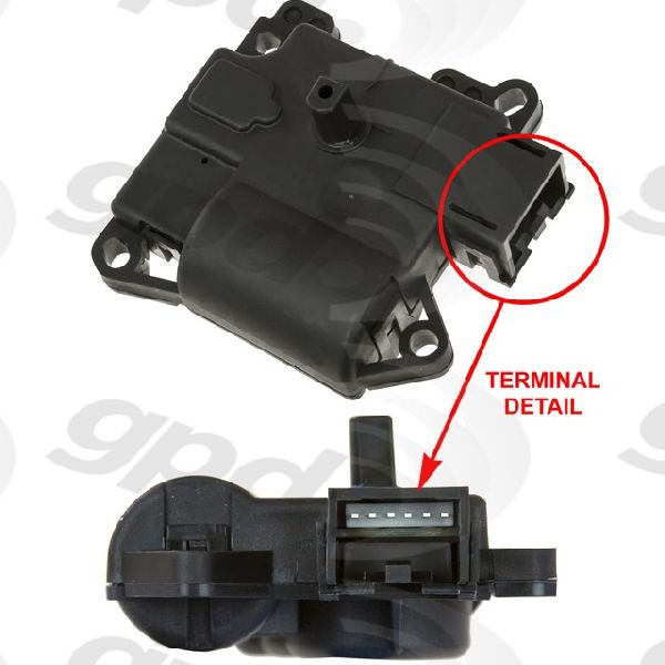 2000-2006 Lincoln LS HVAC Recirculation Door Actuator (Global Parts)