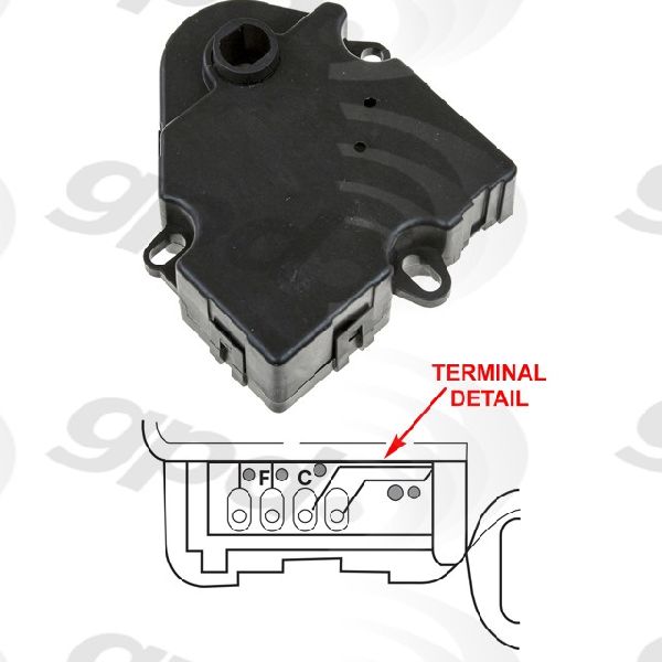 2000-2005 Buick LeSabre HVAC Recirculation Door Actuator (Global Parts)
