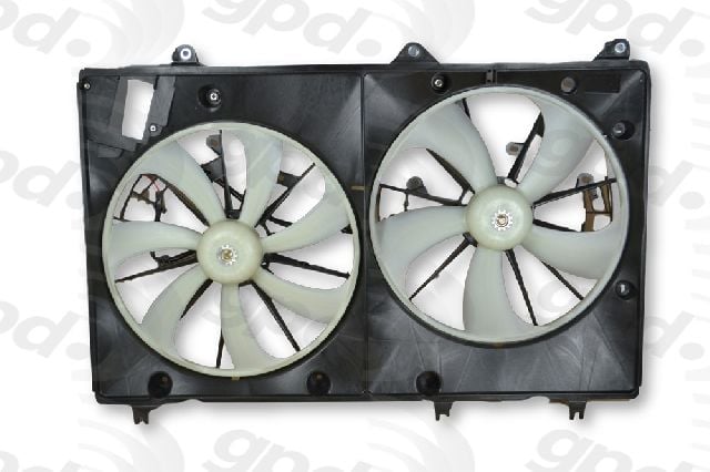 2008-2013 Toyota Highlander Engine Cooling Fan Assembly (Global Parts)
