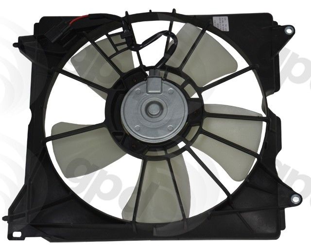 2013-2017 Honda Accord Engine Cooling Fan Assembly - Left (Global Parts)