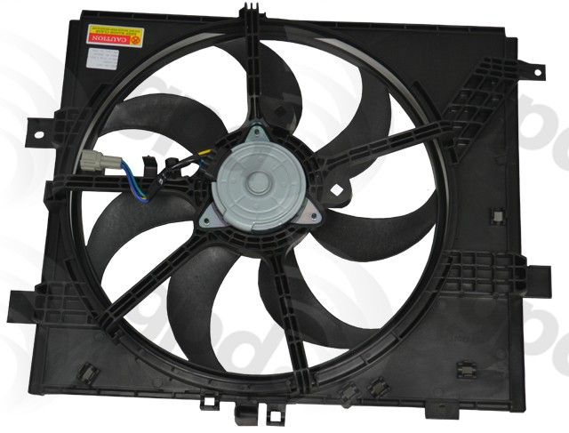 2014-2019 Nissan Versa Note Engine Cooling Fan Assembly (Global Parts)