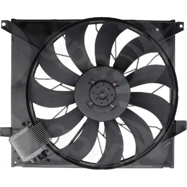 2002-2005 Mercedes-Benz ML500 Engine Cooling Fan Assembly - Left (Global Parts)