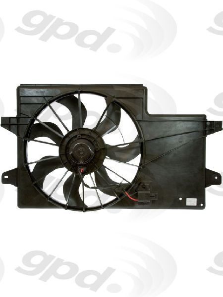 2008-2011 Ford Focus Engine Cooling Fan Assembly (Global Parts)