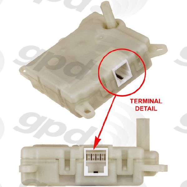 2000-2002 Lincoln Navigator HVAC Blend Door Actuator (Global Parts)