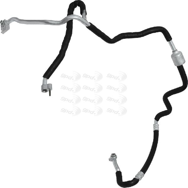 2007-2009 Hyundai Santa Fe A/C Refrigerant Suction Hose (Global Parts)