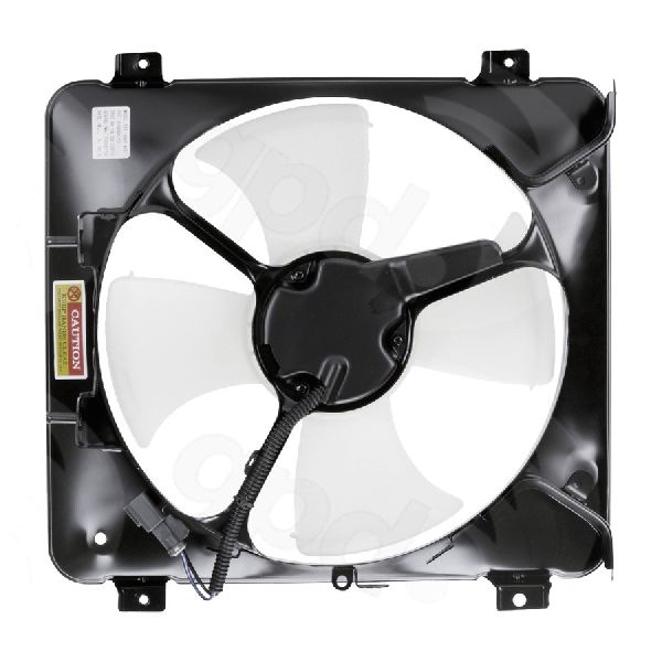 1996-1998 Honda Civic Engine Cooling Fan Assembly - Right (Global Parts)