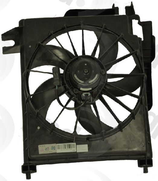2002-2003 Dodge Ram 2500 Van Engine Cooling Fan Assembly - Right (Global Parts)