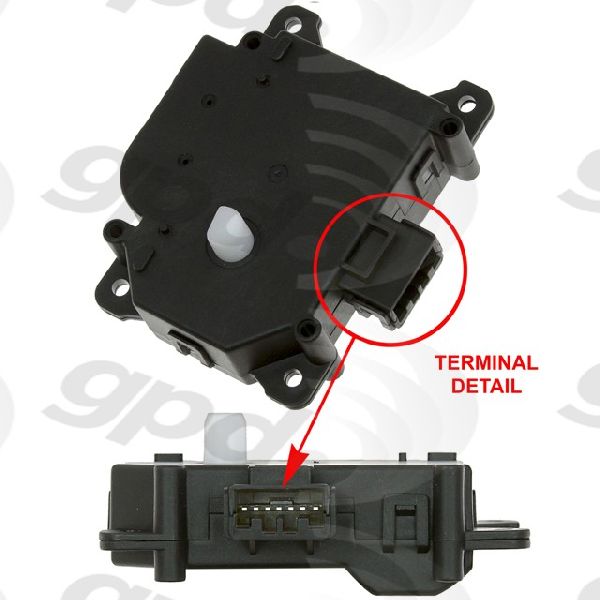 2009-2014 Acura TSX HVAC Recirculation Door Actuator (Global Parts)