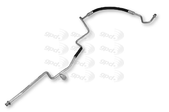 2015-2016 GMC Sierra 3500 HD A/C Refrigerant Liquid Hose - Receiver Drier To Evaporator (Global Parts)