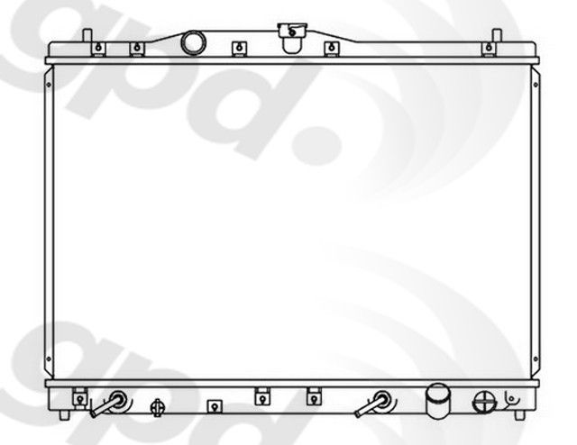 1996-2004 Acura RL Radiator (Global Parts)