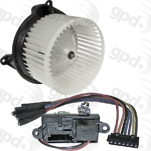 2003-2004 GMC Sierra 2500 HVAC Blower Motor Kit (Global Parts)