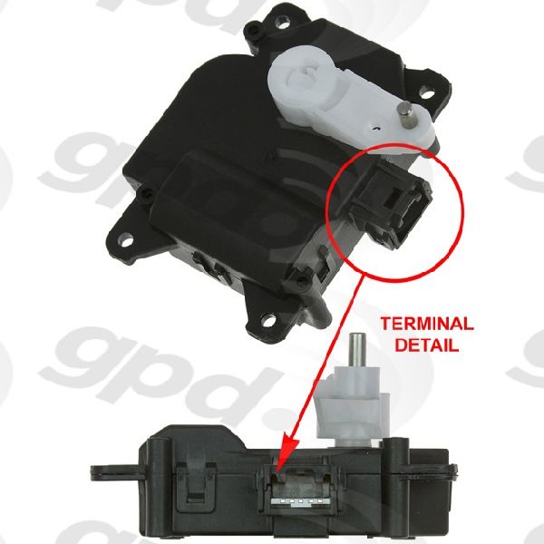 2004-2006 Lexus RX330 HVAC Blend Door Actuator (Global Parts)