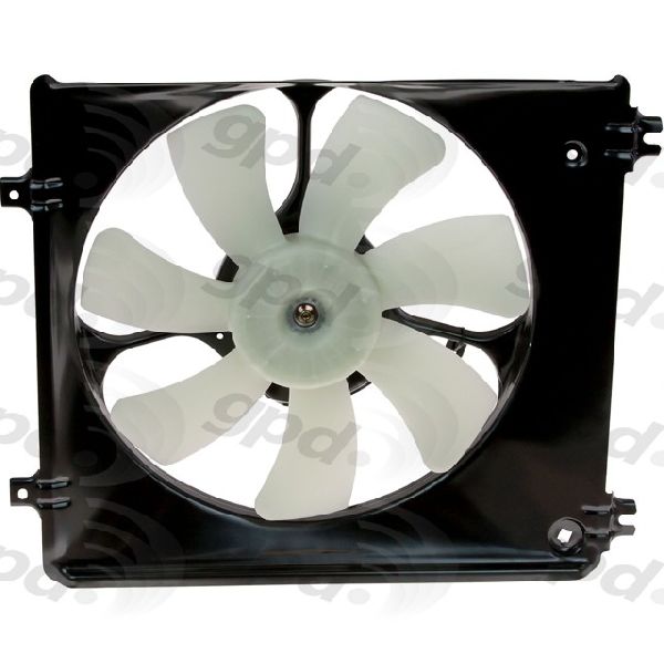 2009-2014 Acura TL Engine Cooling Fan Assembly - Left (Global Parts)