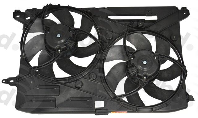 2013-2014 Ford Fusion Engine Cooling Fan Assembly (Global Parts)