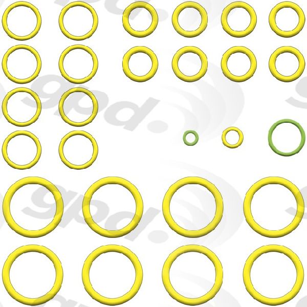 2007-2013 Volvo C30 A/C System O-Ring and Gasket Kit (Global Parts)
