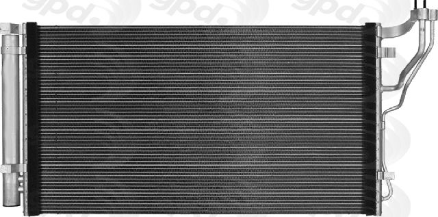 2016-2017 Hyundai Azera A/C Condenser (Global Parts)