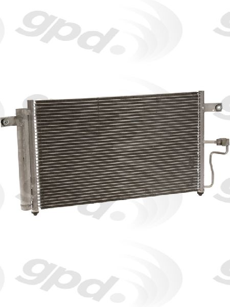 2000-2005 Hyundai Accent A/C Condenser (Global Parts)