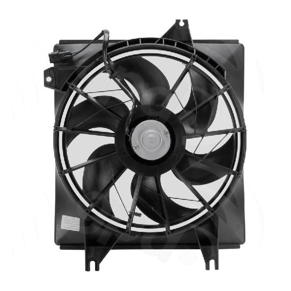 1996-2000 Hyundai Elantra Engine Cooling Fan Assembly - Left (Global Parts)