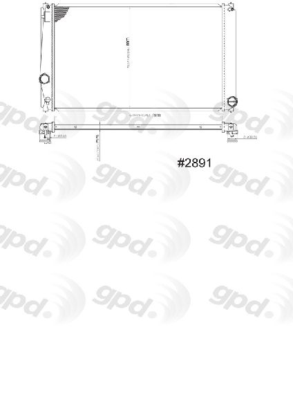 2006-2018 Toyota RAV4 Radiator (Global Parts)