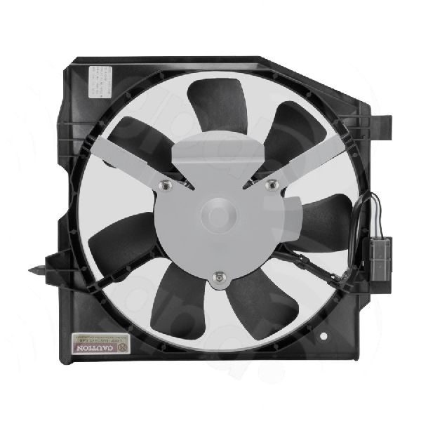 2001-2002 Mazda Protege Engine Cooling Fan Assembly - Right (Global Parts)