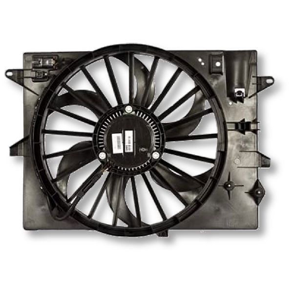 2003-2004 Lincoln LS Engine Cooling Fan Assembly - Left (Global Parts)