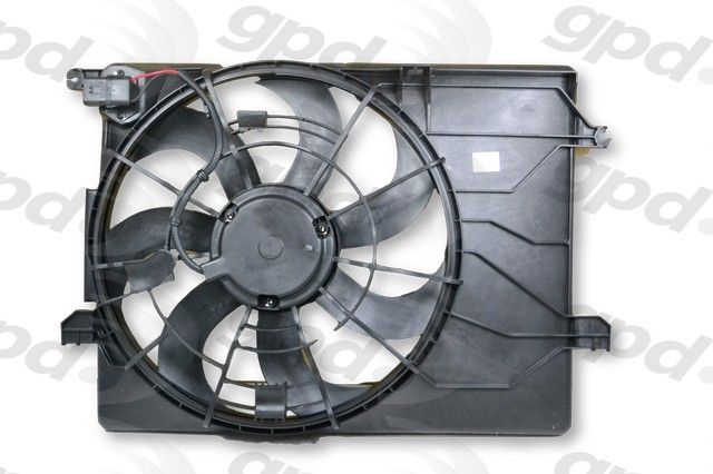 2010-2017 Hyundai Tucson Engine Cooling Fan Assembly (Global Parts)