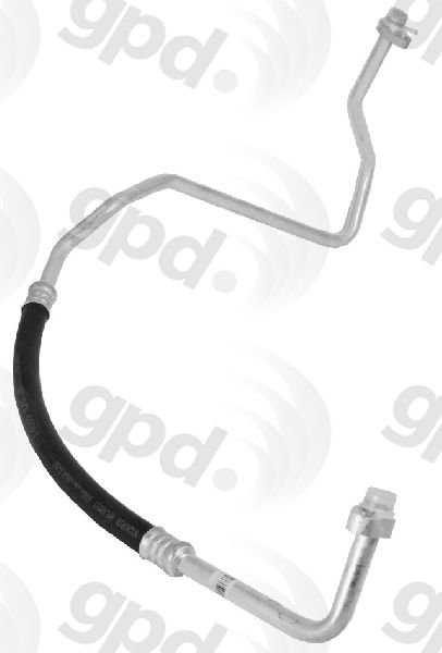2003-2004 Jeep Wrangler A/C Refrigerant Suction Hose (Global Parts)