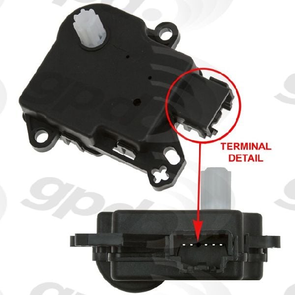 2009-2014 Ford Flex HVAC Recirculation Door Actuator (Global Parts)