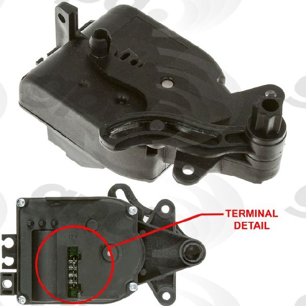 2000-2008 Audi TT HVAC Recirculation Door Actuator (Global Parts)