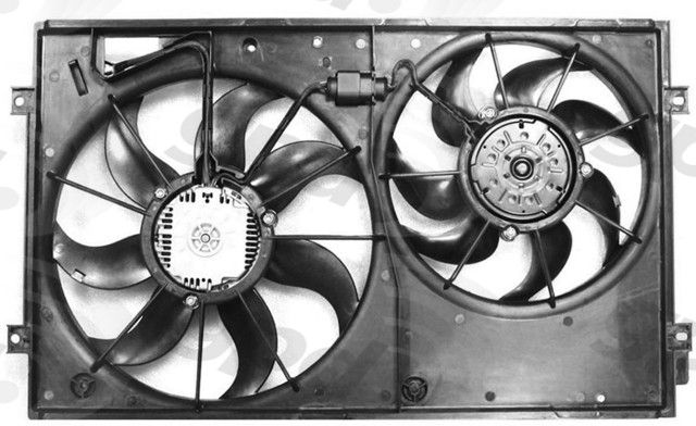 2005-2007 Volkswagen Jetta Engine Cooling Fan Assembly (Global Parts)