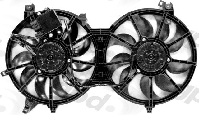 2008-2012 INFINITI EX35 Engine Cooling Fan Assembly (Global Parts)