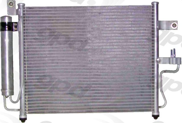 2000-2005 Hyundai Accent A/C Condenser (Global Parts)
