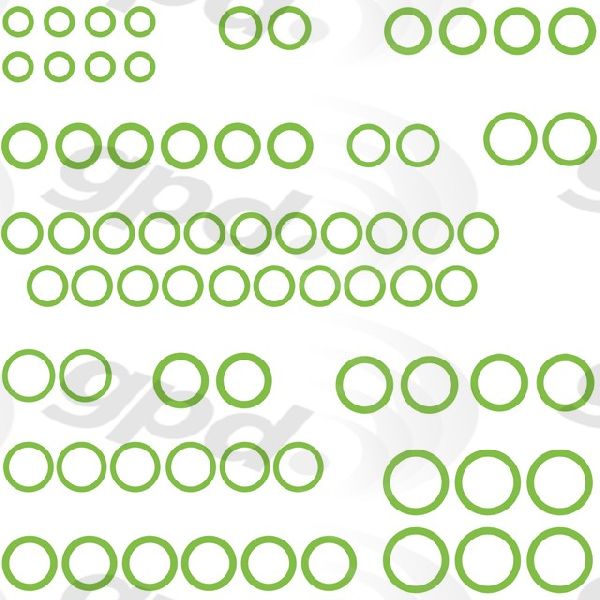 2014-2019 Nissan Versa Note A/C System O-Ring and Gasket Kit (Global Parts)