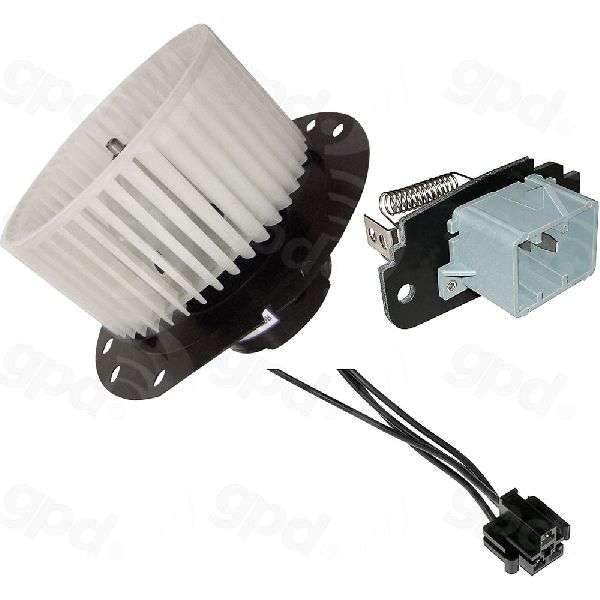 1995-2005 Ford Explorer HVAC Blower Motor Kit - Front (Global Parts)