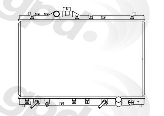 1996-1998 Acura TL Radiator (Global Parts)