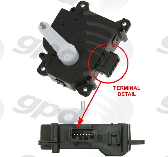 2003-2007 Cadillac CTS HVAC Recirculation Door Actuator (Global Parts)