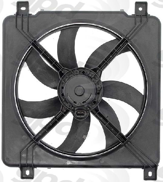 1989-1993 Buick Century Engine Cooling Fan Assembly - Left (Global Parts)