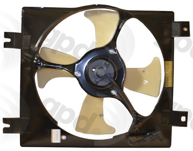 1997-2004 Mitsubishi Diamante Engine Cooling Fan Assembly - Right (Global Parts)