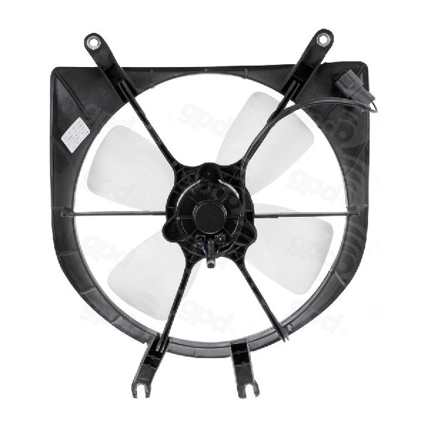 1992-1998 Honda Civic Engine Cooling Fan Assembly - Left (Global Parts)