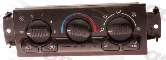 2002 GMC C3500HD 1500 HVAC Control Panel