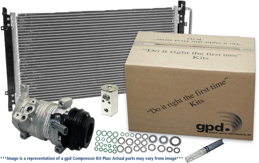 2012, 2011 Ford Explorer A/C Compressor and Condenser Kit