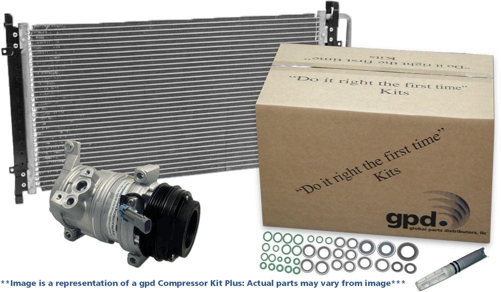 2012, 2011, 2010 Mazda 3 A/C Compressor and Condenser Kit