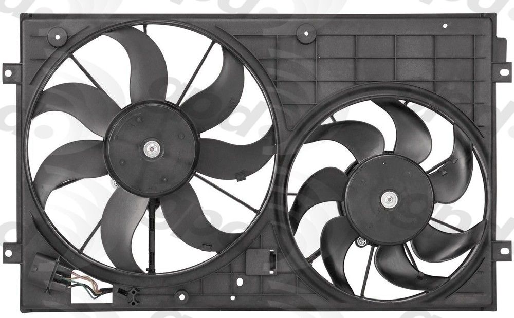 2012, 2011, 2010, 2009 Volkswagen CC Engine Cooling Fan Assembly