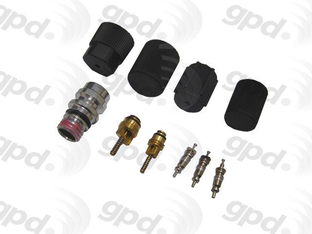 A/C System Valve Core and Cap Kit