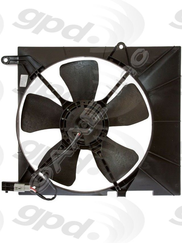 2005 Pontiac Wave Engine Cooling Fan Assembly