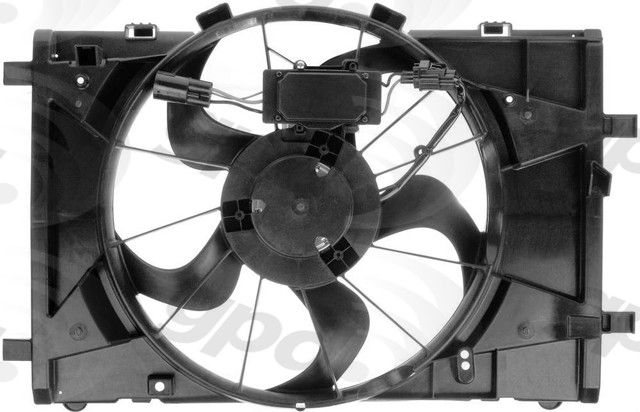 2012, 2011, 2010 Ford Fusion Engine Cooling Fan Assembly