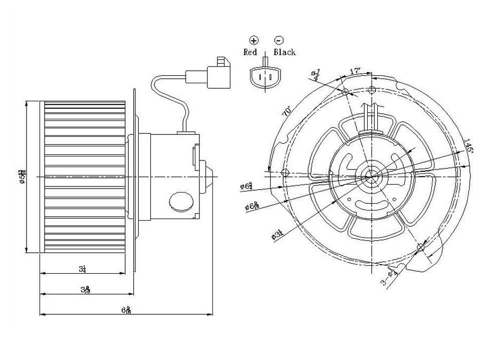 1991 Ford Explorer II HVAC Blower Motor
