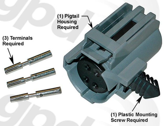 2010, 2009, 2008, 2007, 2006 Jeep Commander A/C Pressure Transducer Connector